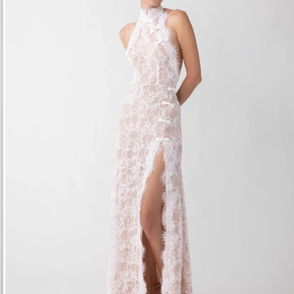 Say Lee Reese White Lace Wedding Dress/Gown